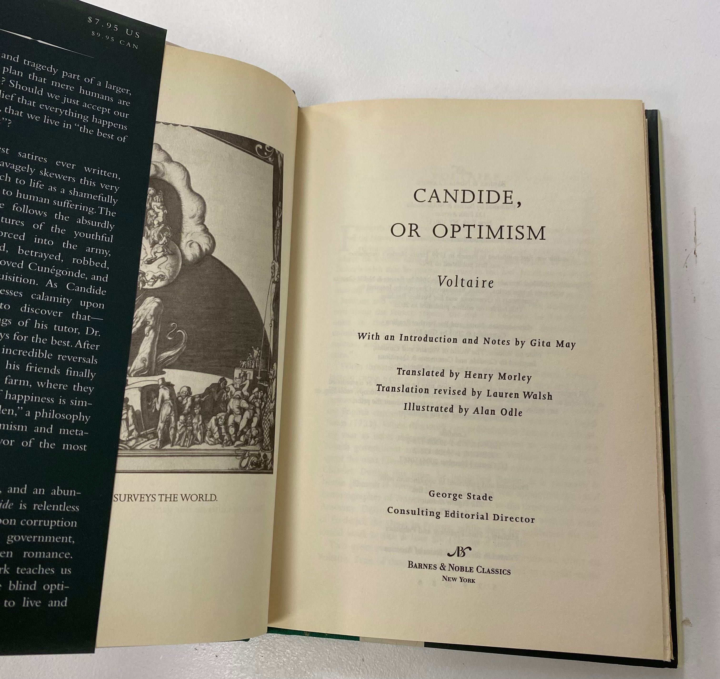 Книга на англійській мові Candide Voltaire. Вольтер