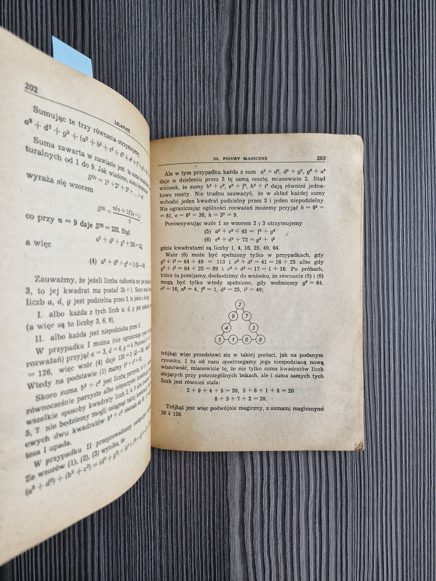 8264. "Lilavati" Rozrywki matematyczne..Szczepan Jeleński