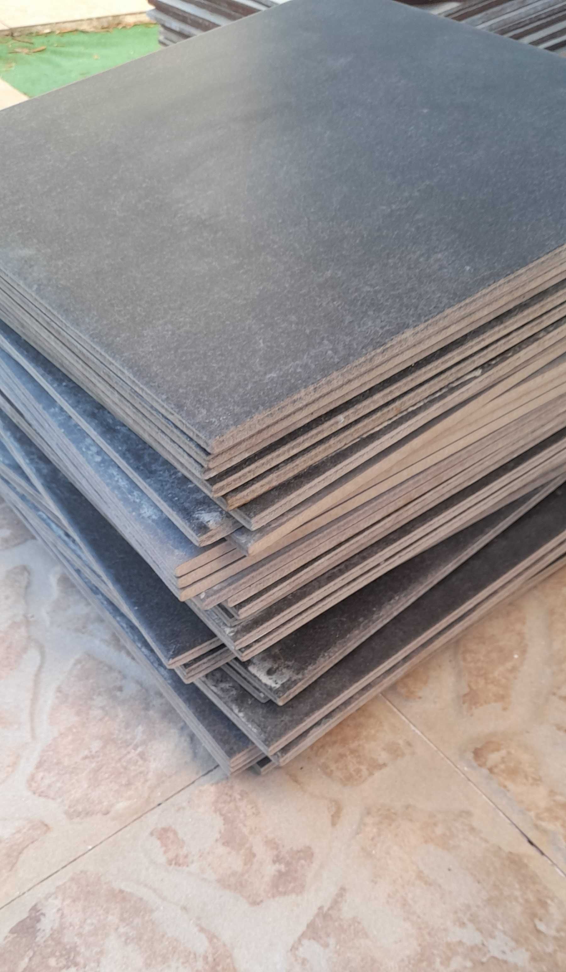 Mosaicos preto e cinza mármore