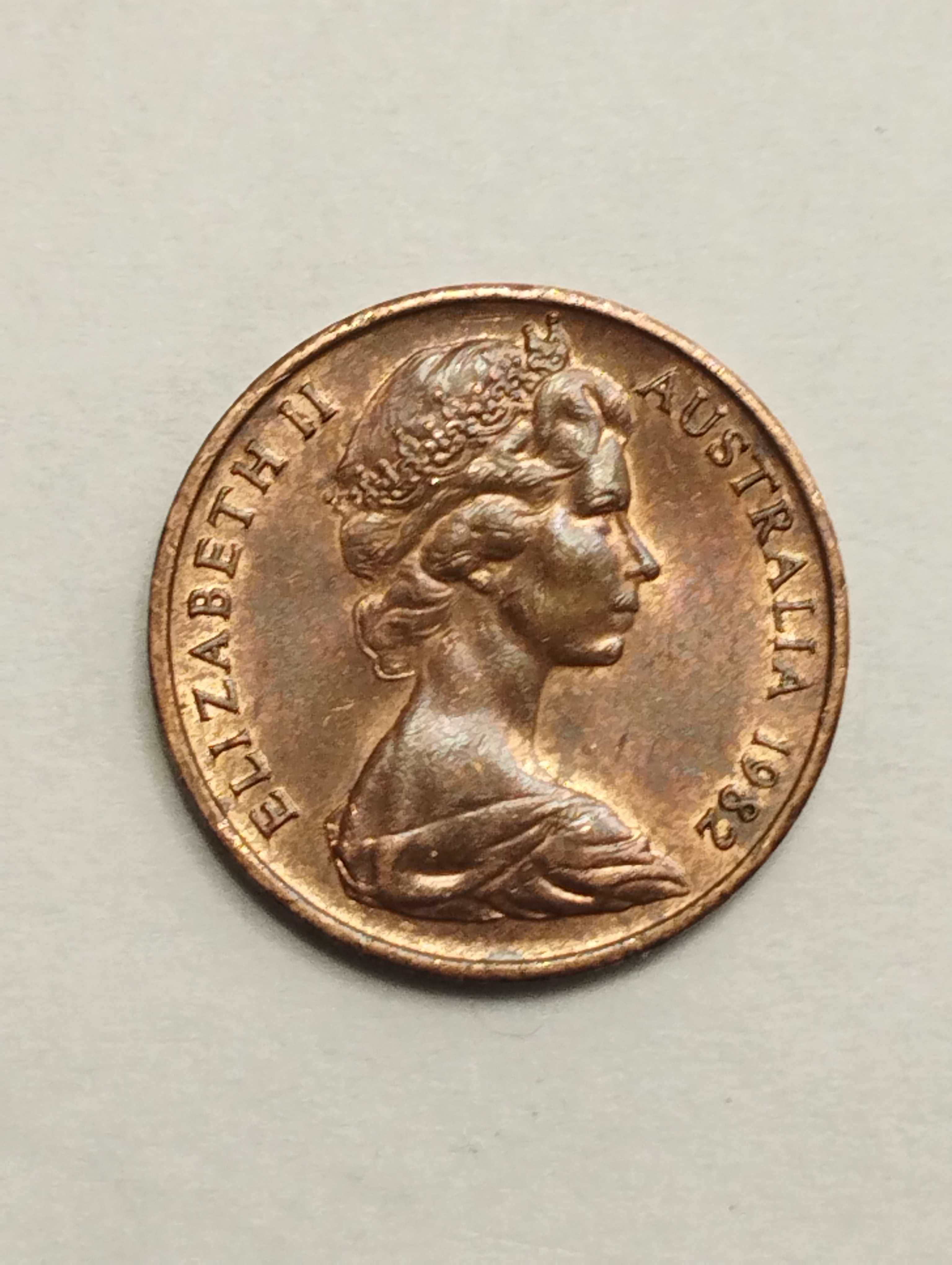 Sprzedam monetę Australia 1 cent 1982r.  stan bdb.