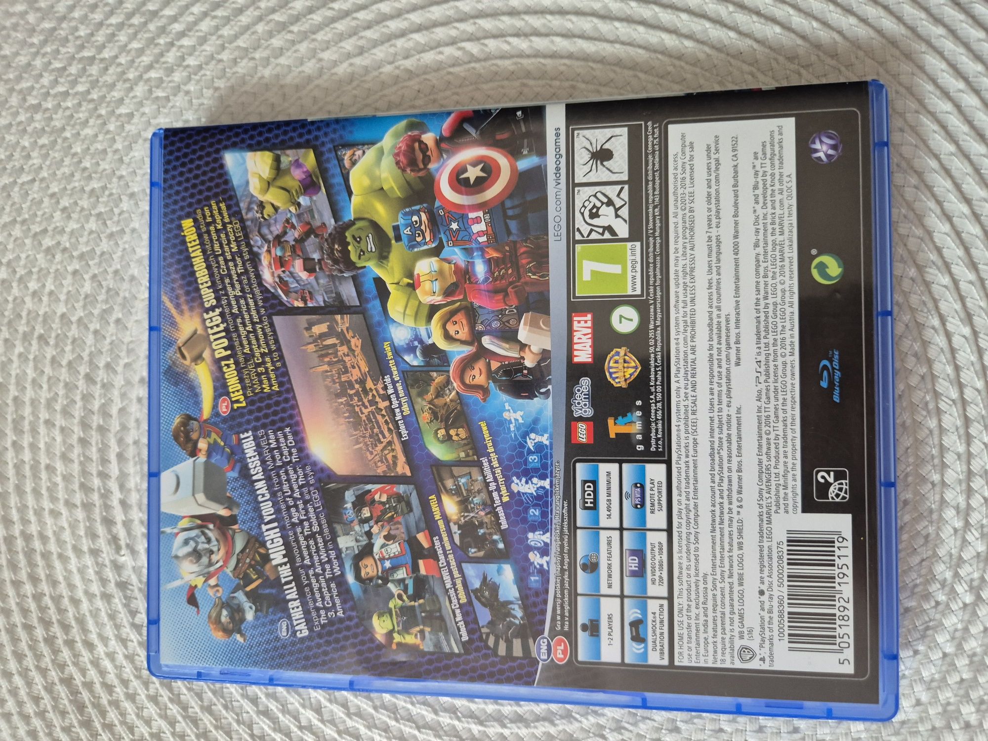Gra Lego Marvel Avengers na PS4