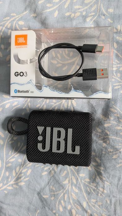 Przenośny głośnik bluetooth JBL GO 3 czarny stan idealny