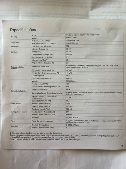 Trotinete Elétrica Xiaomi 4 Pro (2ª Geração) – Quase Nova!