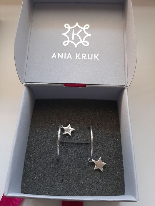 Kolczyki srebrne koła Ania Kruk