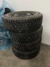 Felgi + opony 215/65/R16 - 98T zimowe z Pajero Pinin