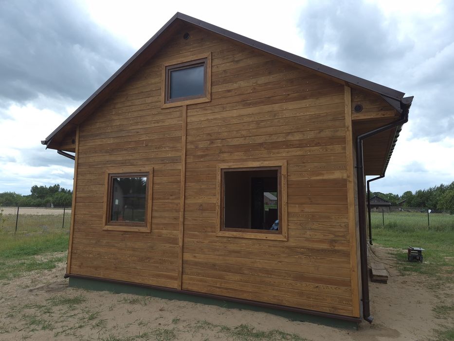 Domek całoroczny drewniany