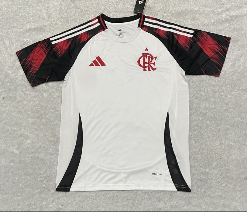 Camisola do Flamengo Branco 25/26 Torcedor - Envio Rapido