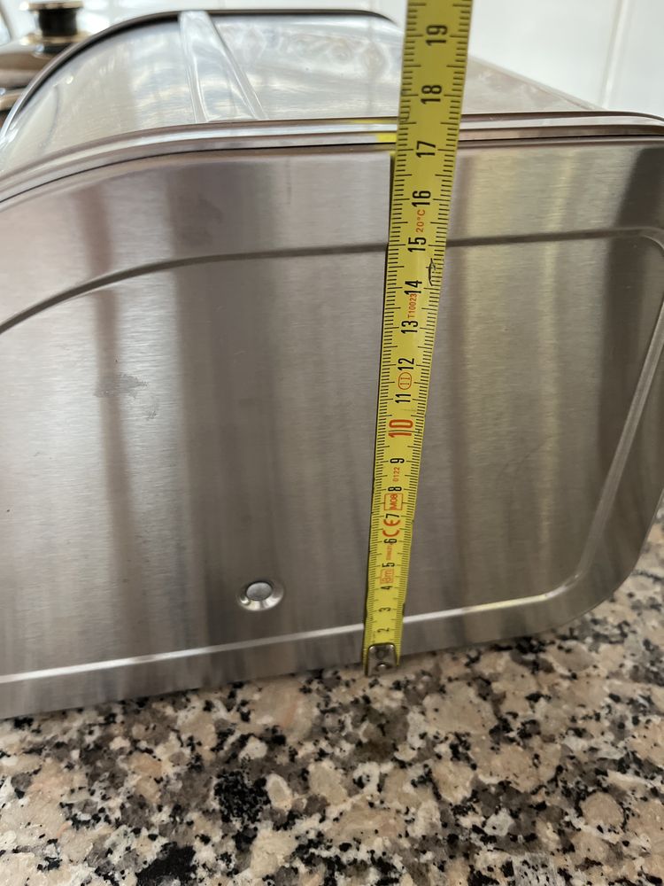 Caixa pão inox BRAVANTIA