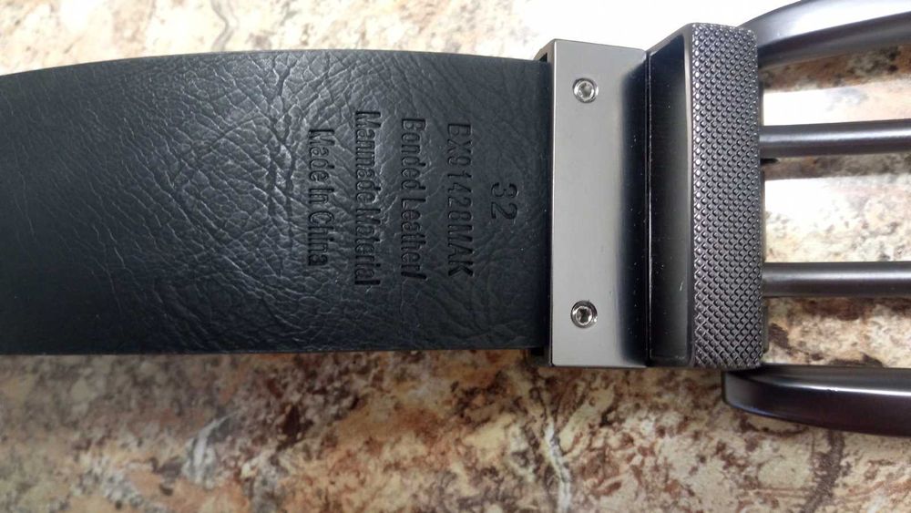 Ремень детский подростковый MACK размер 32 длина 101 см ширина 3,5 см