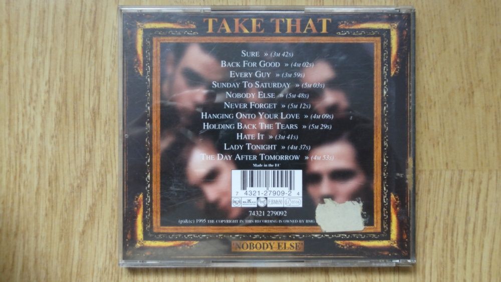 Take That- Nobody Else