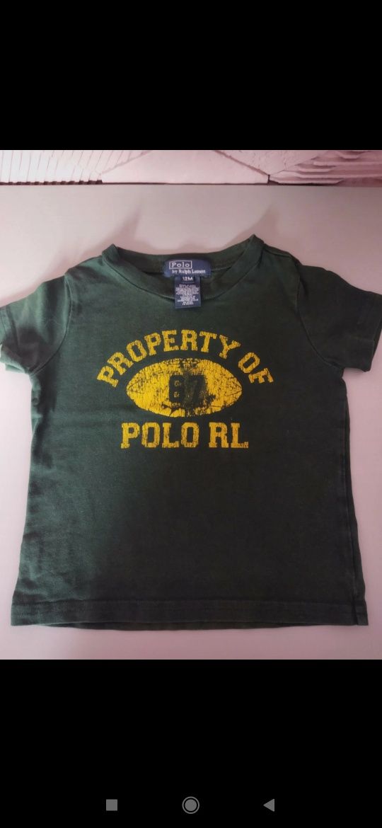 Koszulka t-shirt Polo Ralph Lauren dla chłopca 80