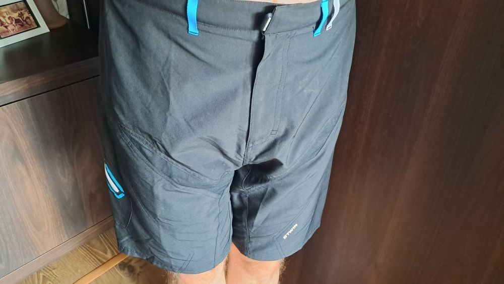 Spodnie Spodenki Rowerowe Męskie BTWIN Decathlon Rozmiar M