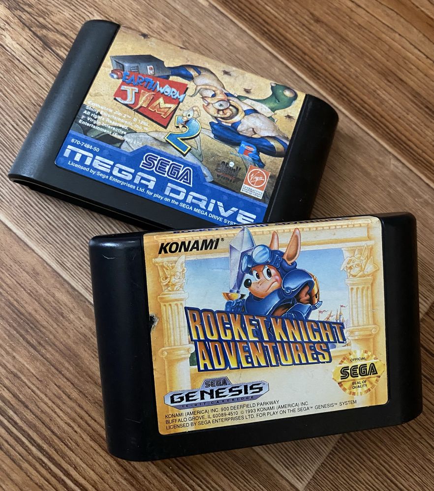 Sega Mega Drive (Genesis): Road Rash, Mortal Kombat, Aladdin, Jim