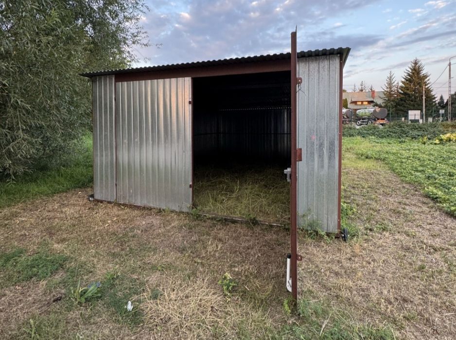 Garaż blaszany 6x4 jak nowy