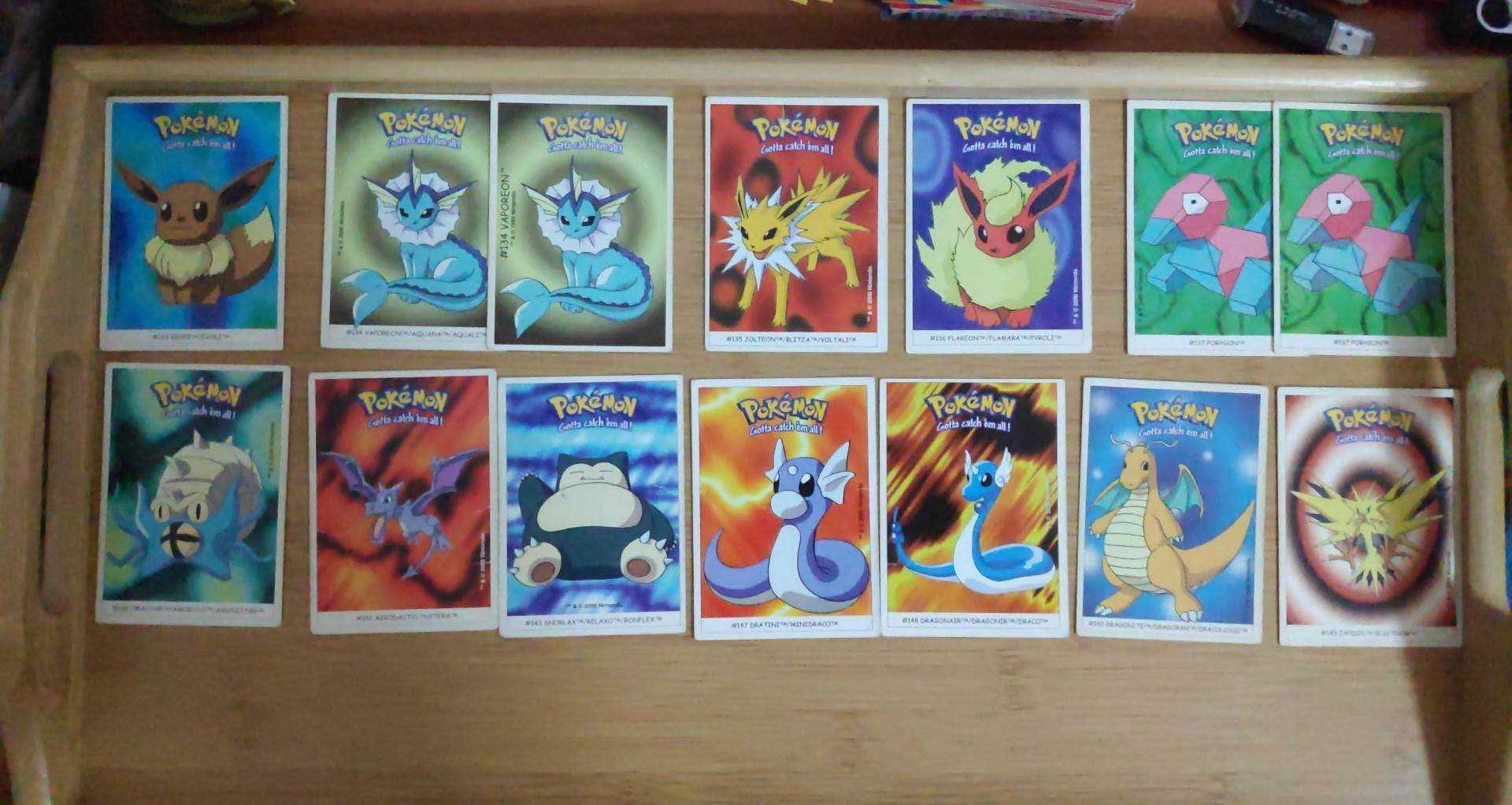 Coleção cartas Pokemon 2000 Nintendo