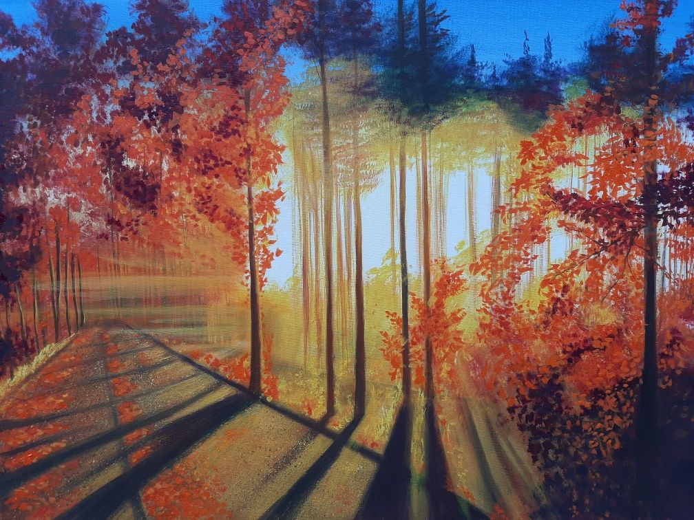 Продам картину"Осенний лес"