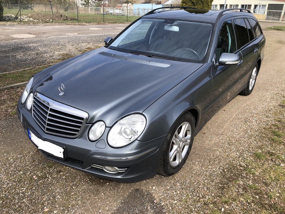 Mercedes 2.2CDI E220, W211, Avantgarde, Xenon, 7os, Rej PL, Uszkodzony