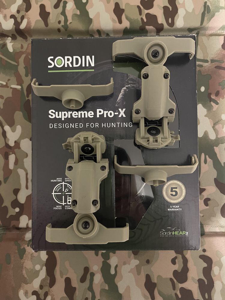 MSA Sordin Supreme Pro-X + кріплення! Лідер військових навушників‼️