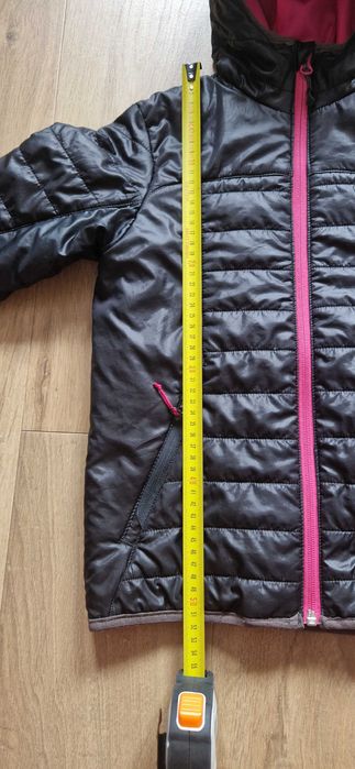 Kurtka czarna wiosenna lekka Softshell 8-9 lat Decathlon