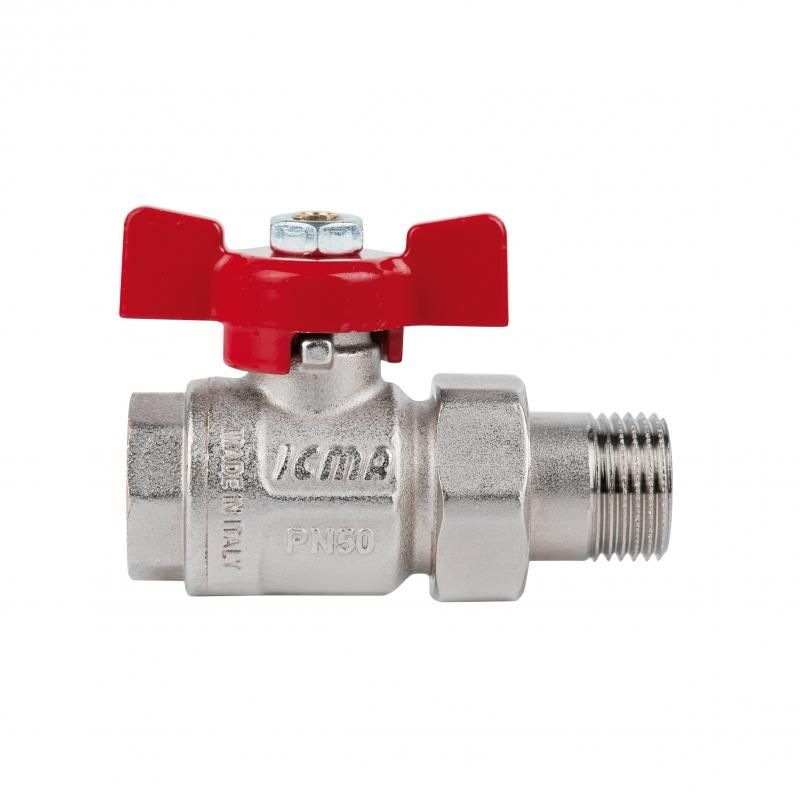 Кран-американка пряма 1/2" PN50 ICMA №347 (Made in Italy)