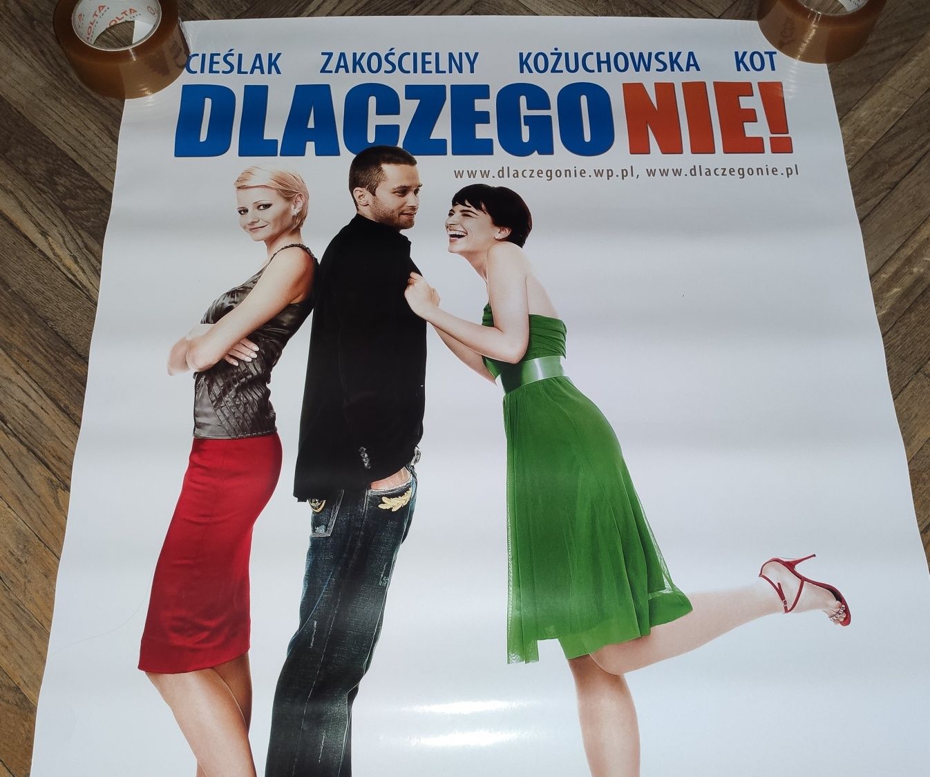 Dlaczego nie plakat filmowy oryginalny Zakościelny Kożuchowska Kot