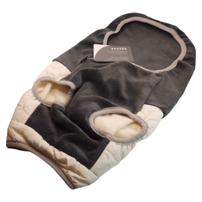 Kurtka Dla Psa Polarowa Bluza Sweter Xxl Szara