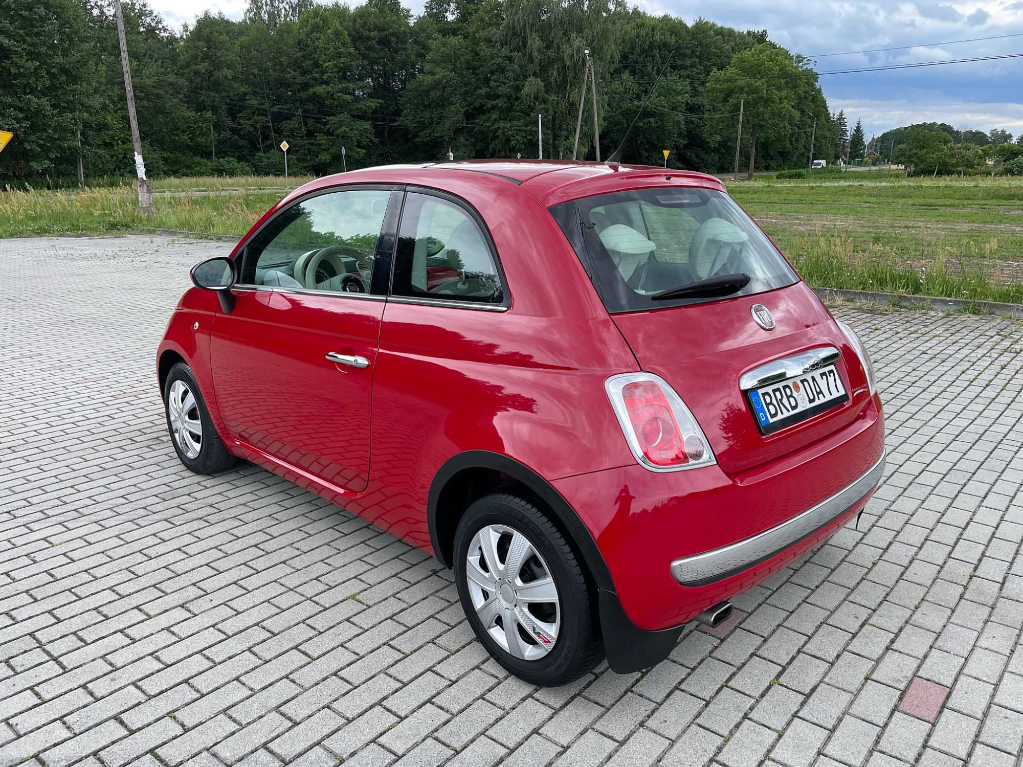 Fiat 500 06.2009 1.2 8V # KLIMATYZACJA # EL. SZYBY # Szklany Dach #