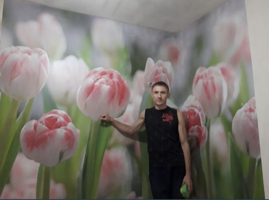 Поклейка обоев .Укладка ламината ,линолеума,плинтус.