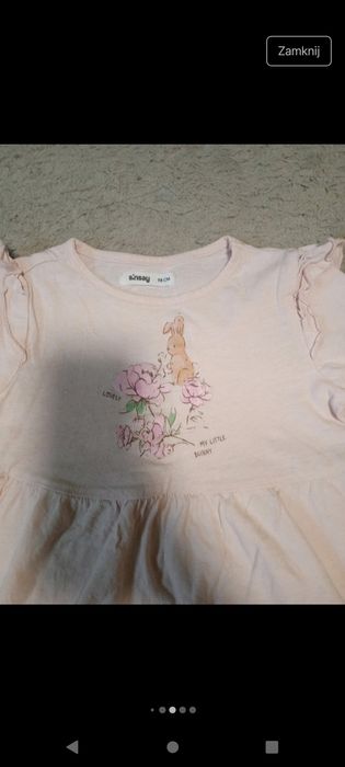 Sukienka z obrazkiem