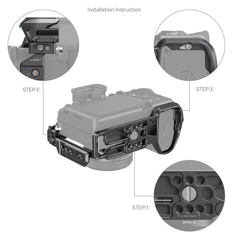 SmallRig Rhinoceros Advanced Cage Kit for Sony Alpha 7R V / Alpha 7 IV
