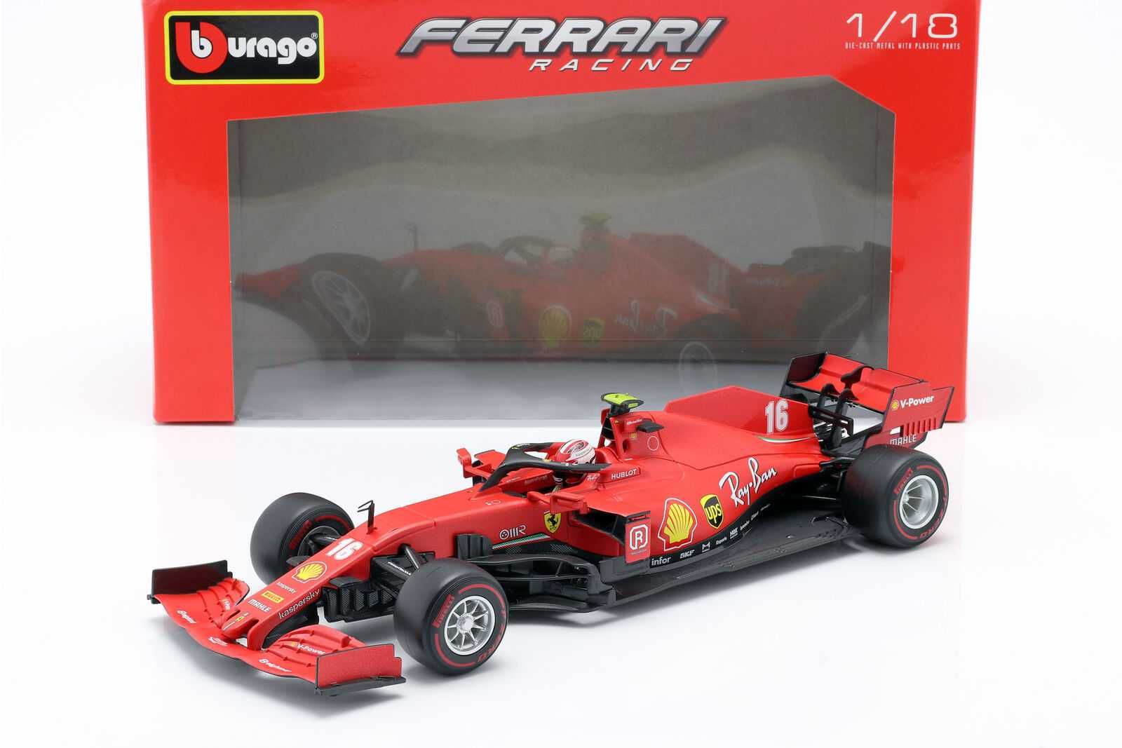 Model 1:18 Bburago Ferrari SF1000 #16 Austrian GP 2020 Charles Leclerc
