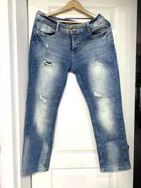 C&A - jeansy damskie z przetarciami