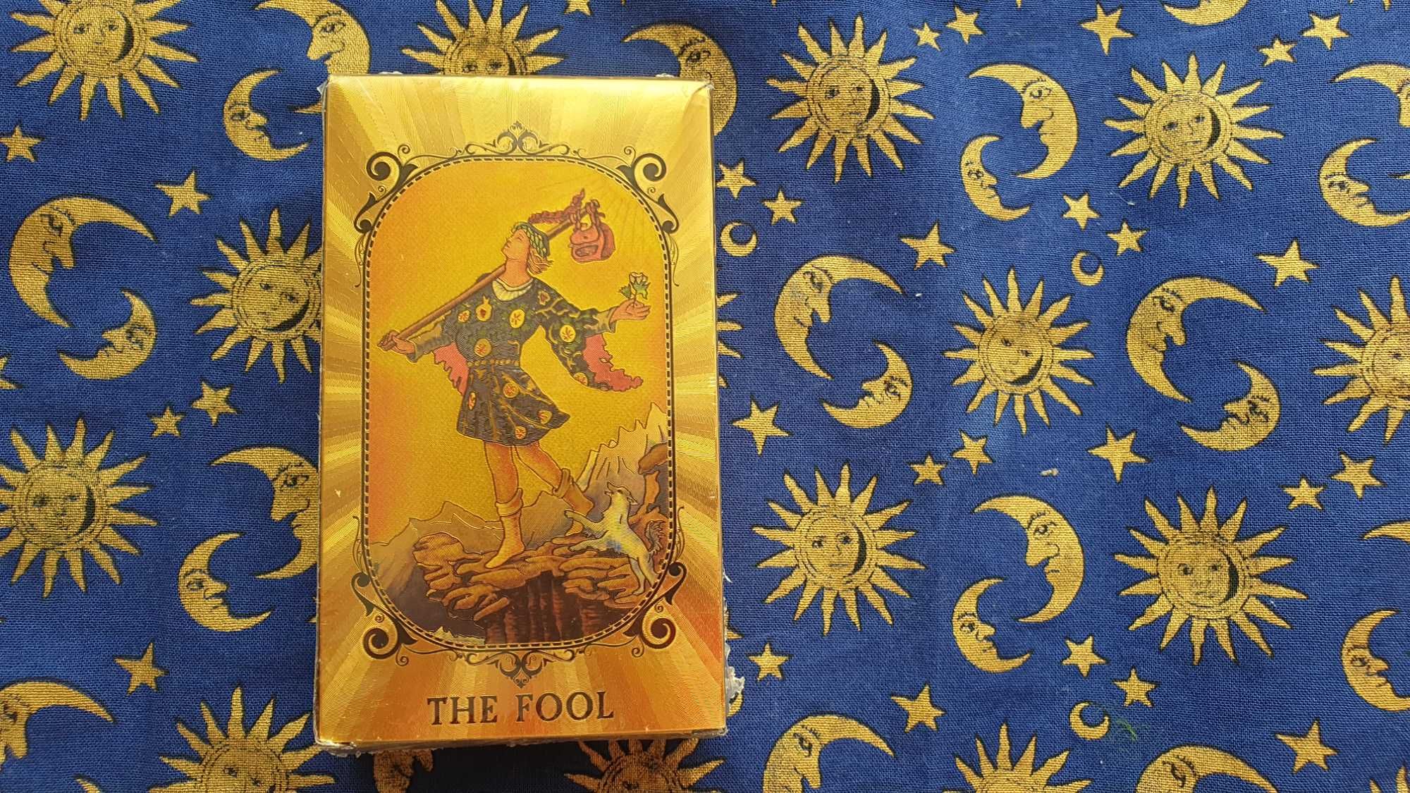 Złote karty tarota Gold Tarot