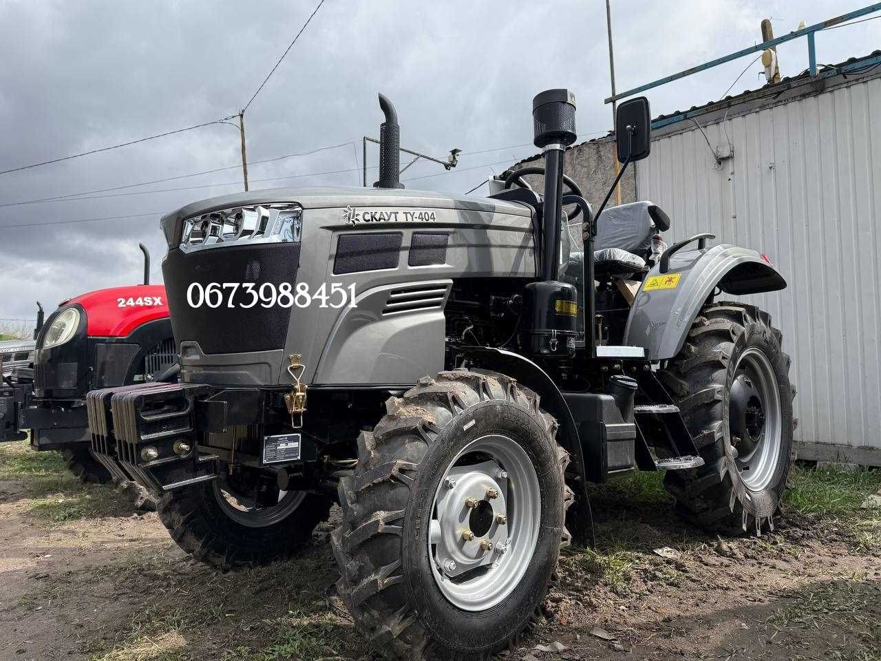 Мінітрактор Скаут TY-404 Передній міст ведучий Рівна підлога Доставка