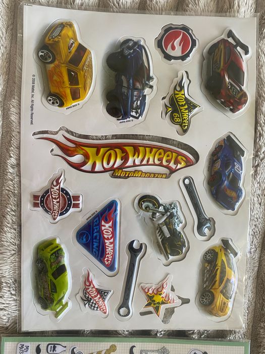 Naklejki hot wheels ,Auta (Cars), mustache