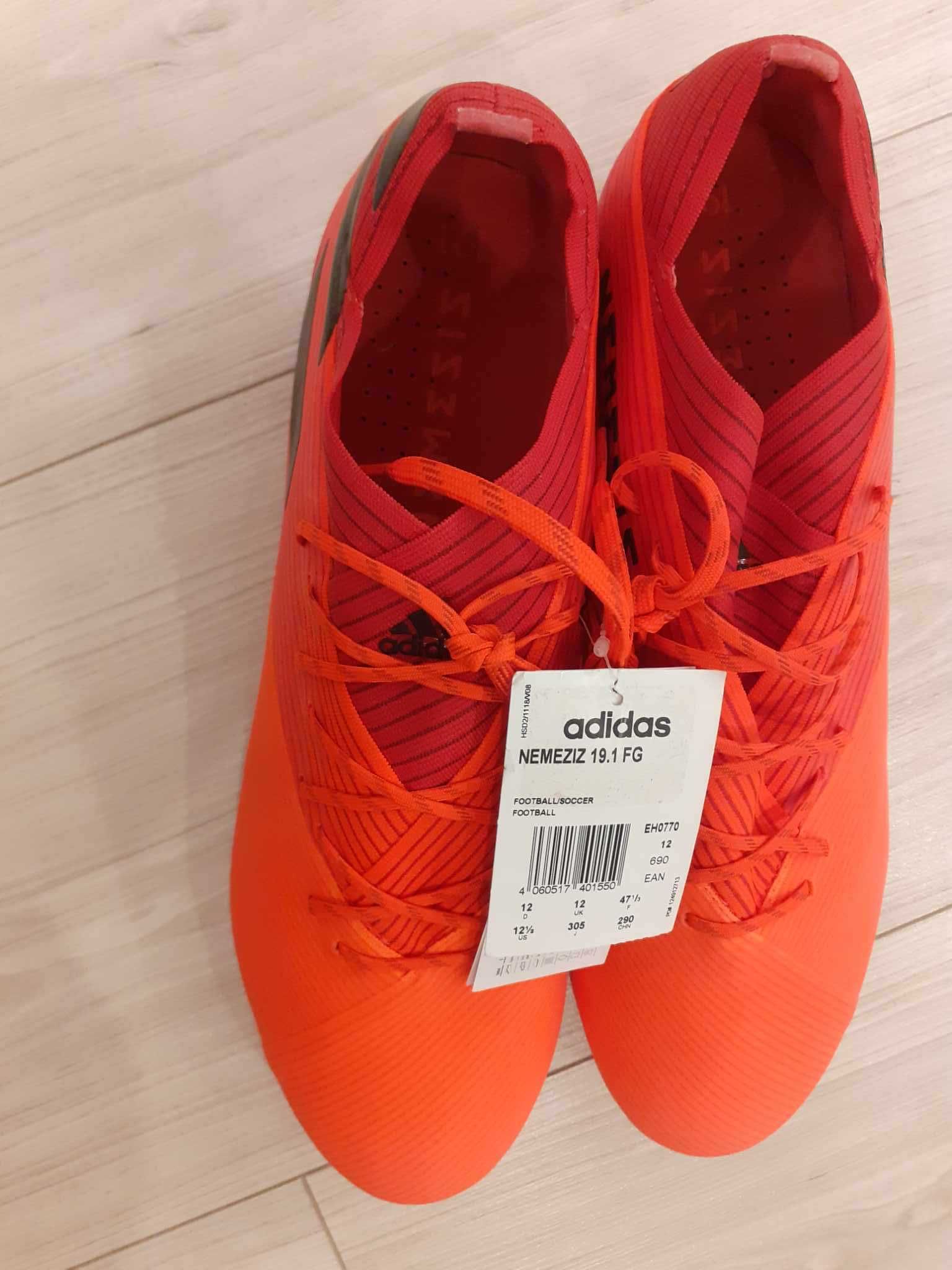 Profesjonalne buty piłkarskie korki adidas Nemeziz 19.1 FG, r. 47 1/3