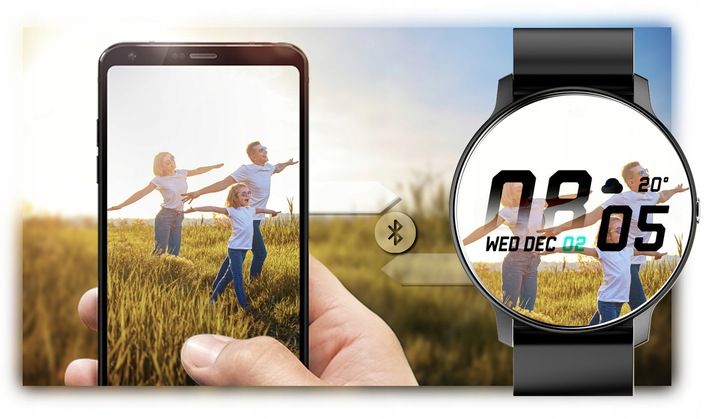 Smartwatch Męski Zegarek Gravity +box +grawer Sms Fb Polskie Menu Modn