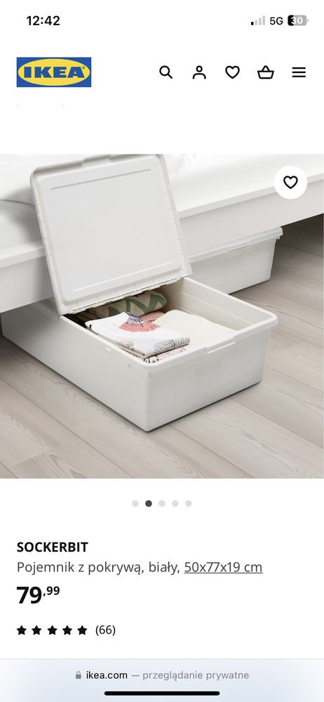 Ikea pojemnik pod łóżko