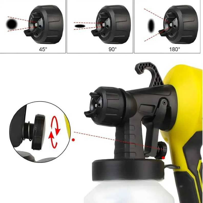 Электро краскопульт Electric Paint Sprayer, 500W 3 степени распыления