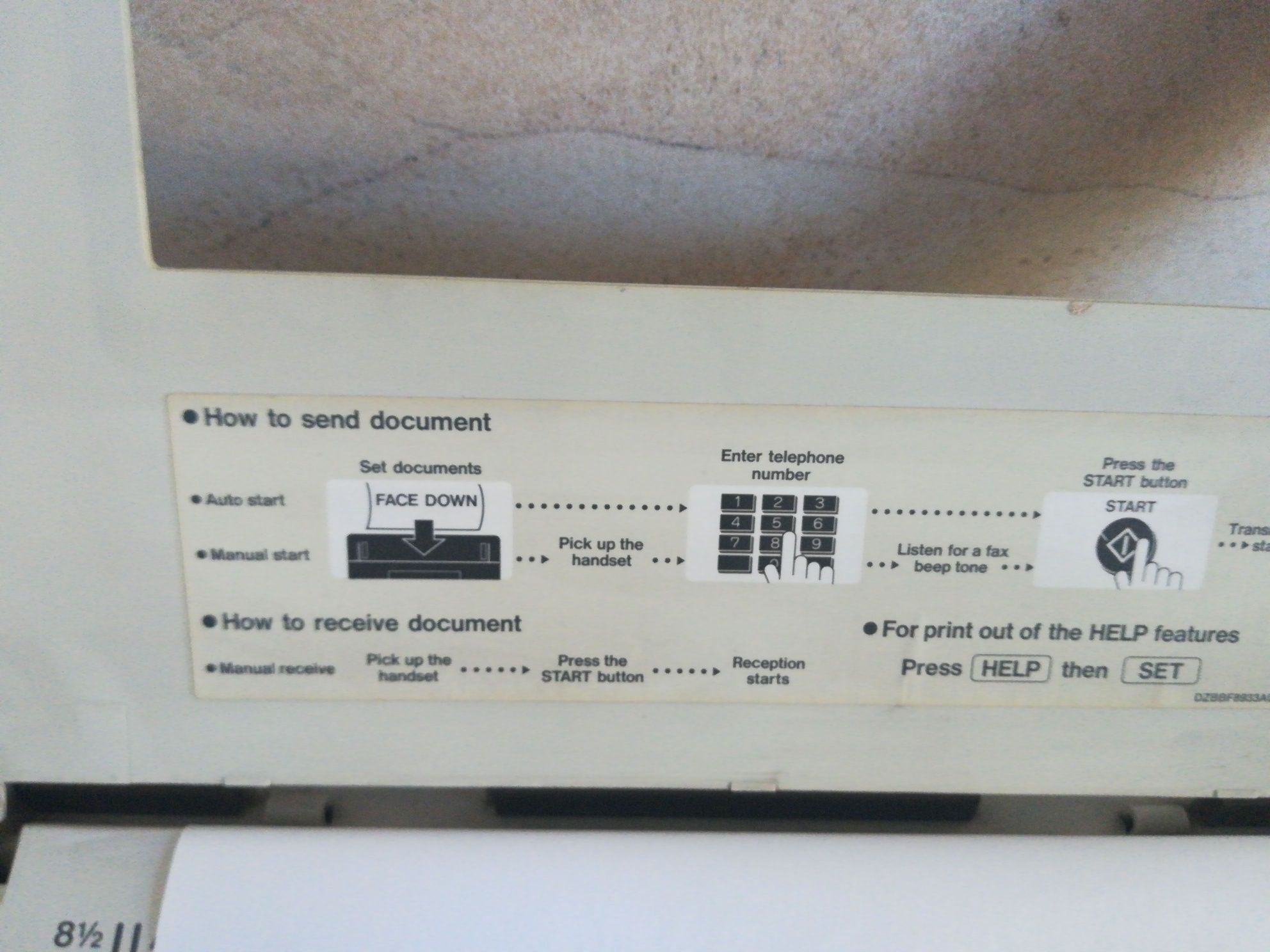 Telefax Panasonic uv V 40