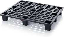 Palety plastikowe 1200X1000 mm ażurowe na stopach