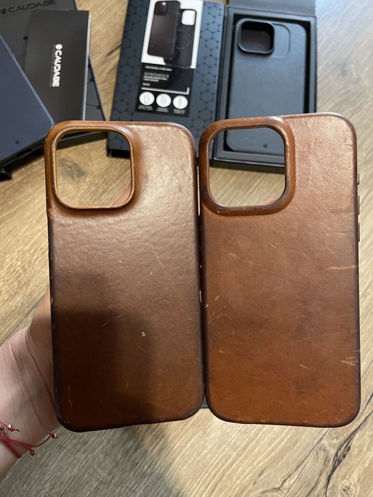 Чехол iphone 15 pro max magsafe caudabe pitaka rebel книжка кожа