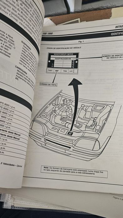 Manual de reparação de carroceria rover 100 (exclusivo oficina)