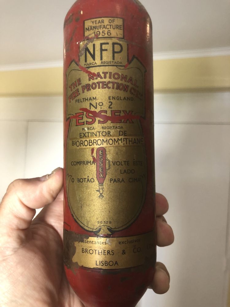 Extintores coleção anos 40/50