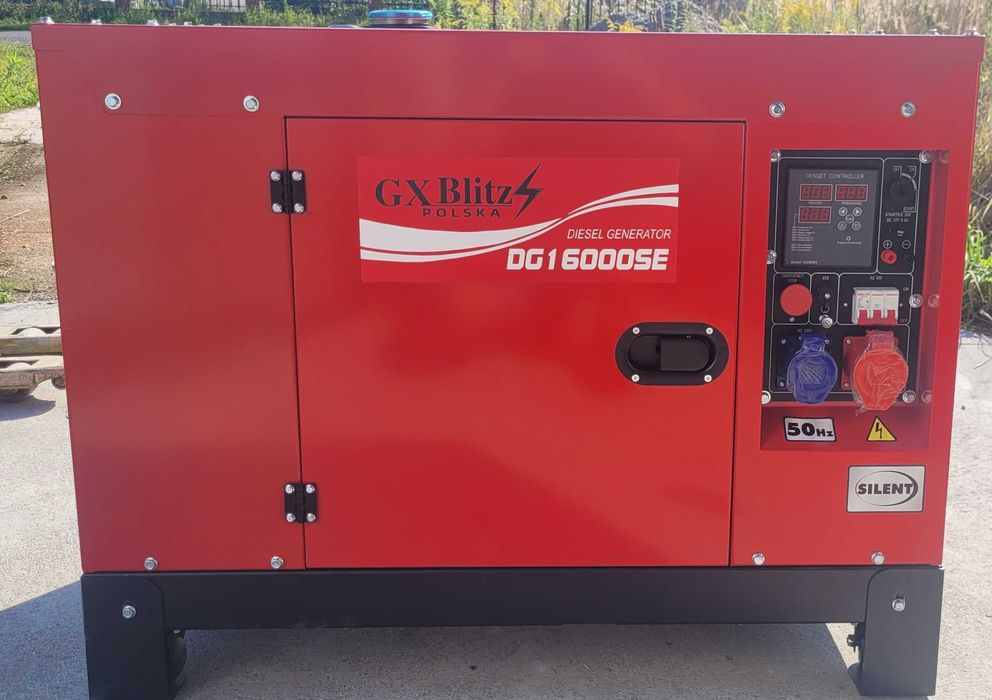 Agregat prądotwórczy 16 Kva - 12.5 kw Diesel Polska GX Blitz Okazja .