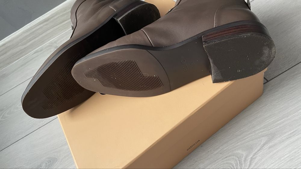 Напів чоботи шкіряні