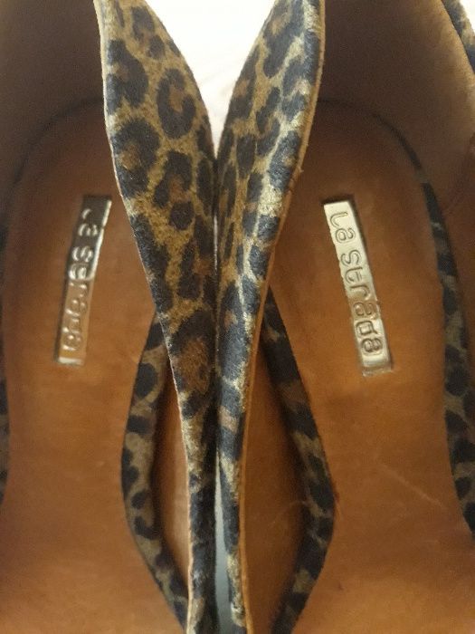 Sapatos leopardo La Strada NOVOS tam. 36