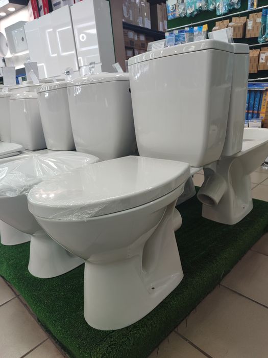 Унітаз-компакт Cersanit Mito Сreta  нижній підвід, горизонтальний випу