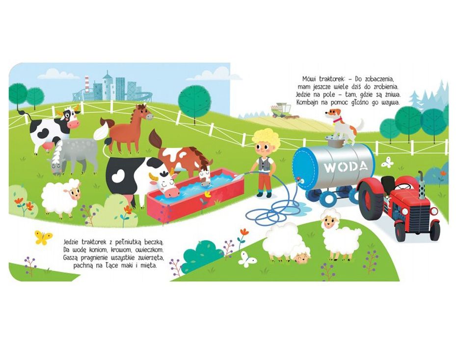 Traktor Przygody niezwykłych pojazdów KS0820 Książka Książeczka