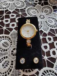 Zegarek damski z kolczykami
